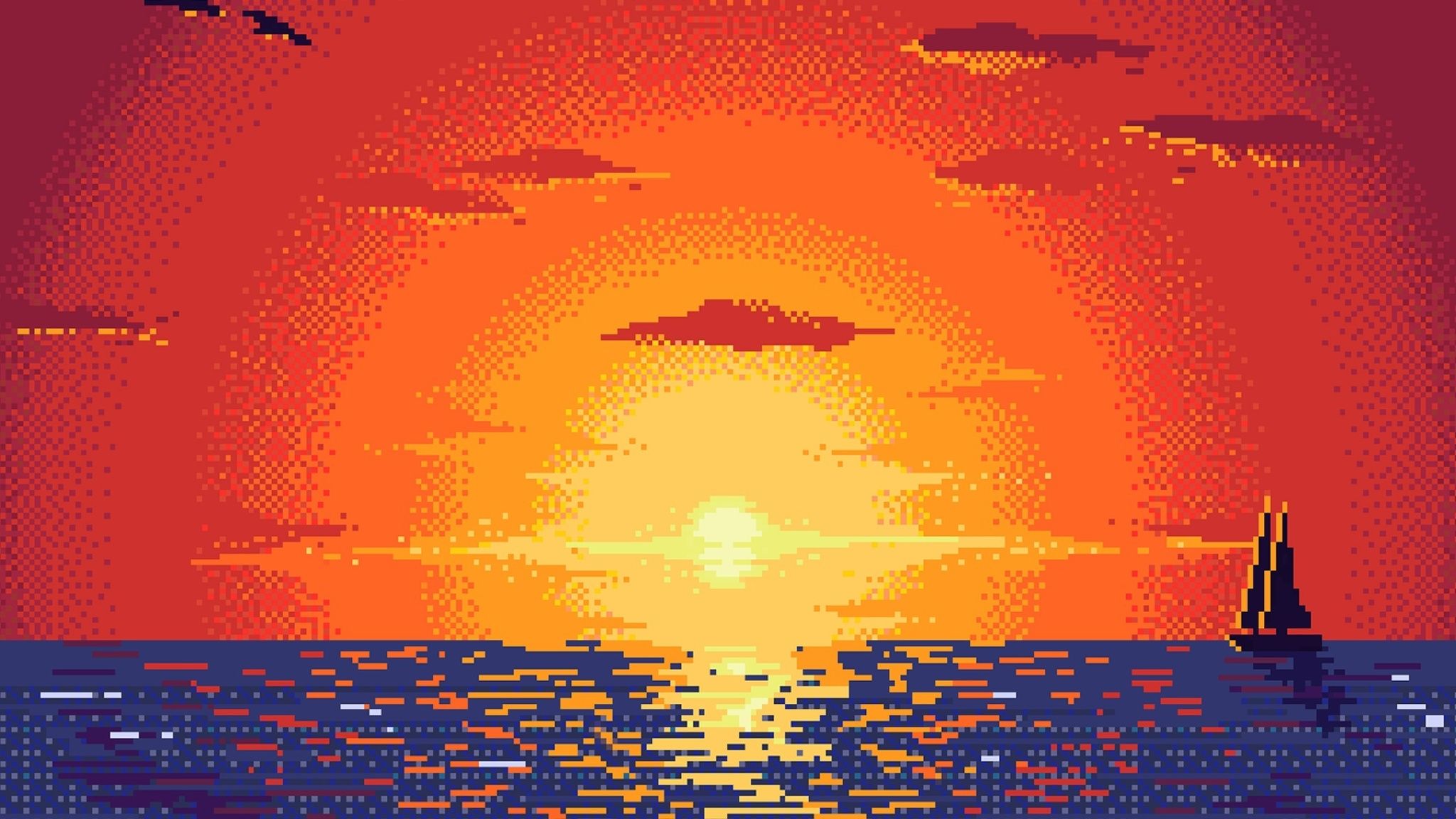 2048 X 1152 Sun Wallpapers