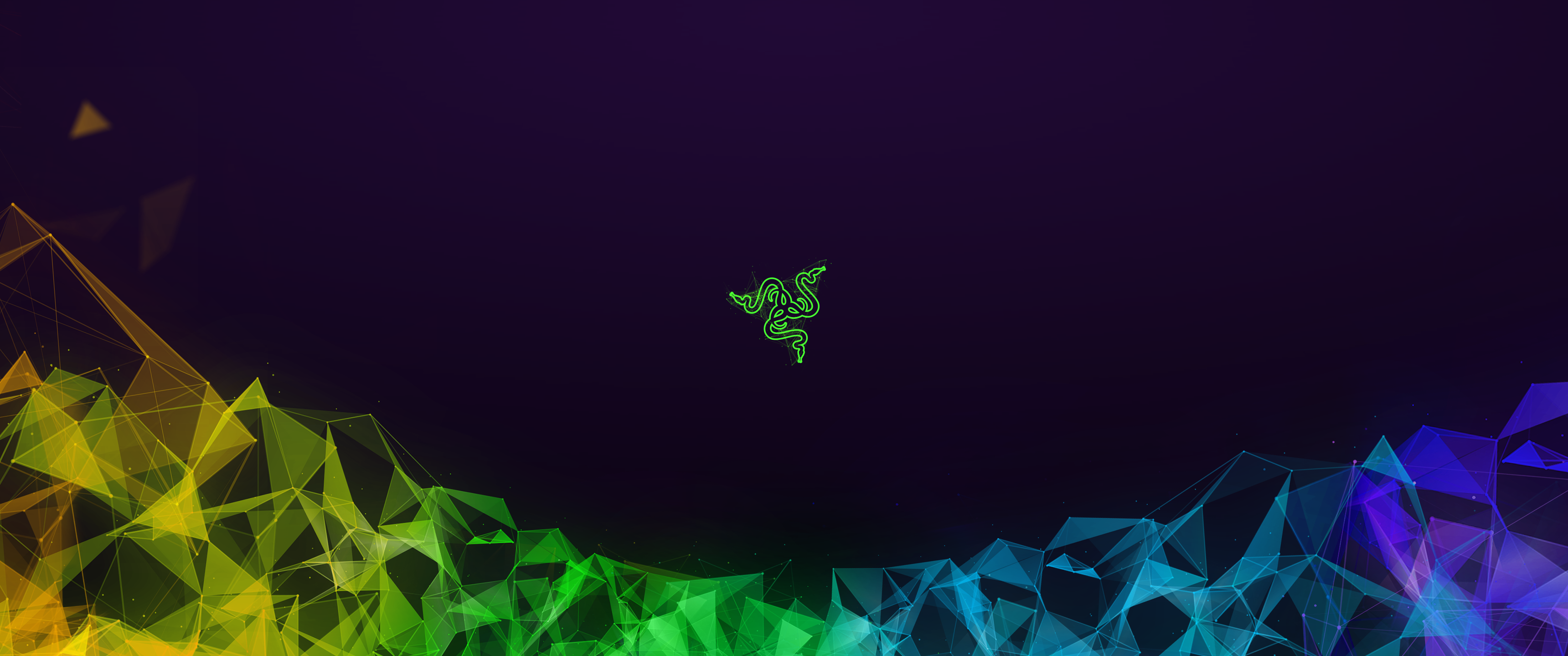 3440X1440 Razer Green Wallpapers