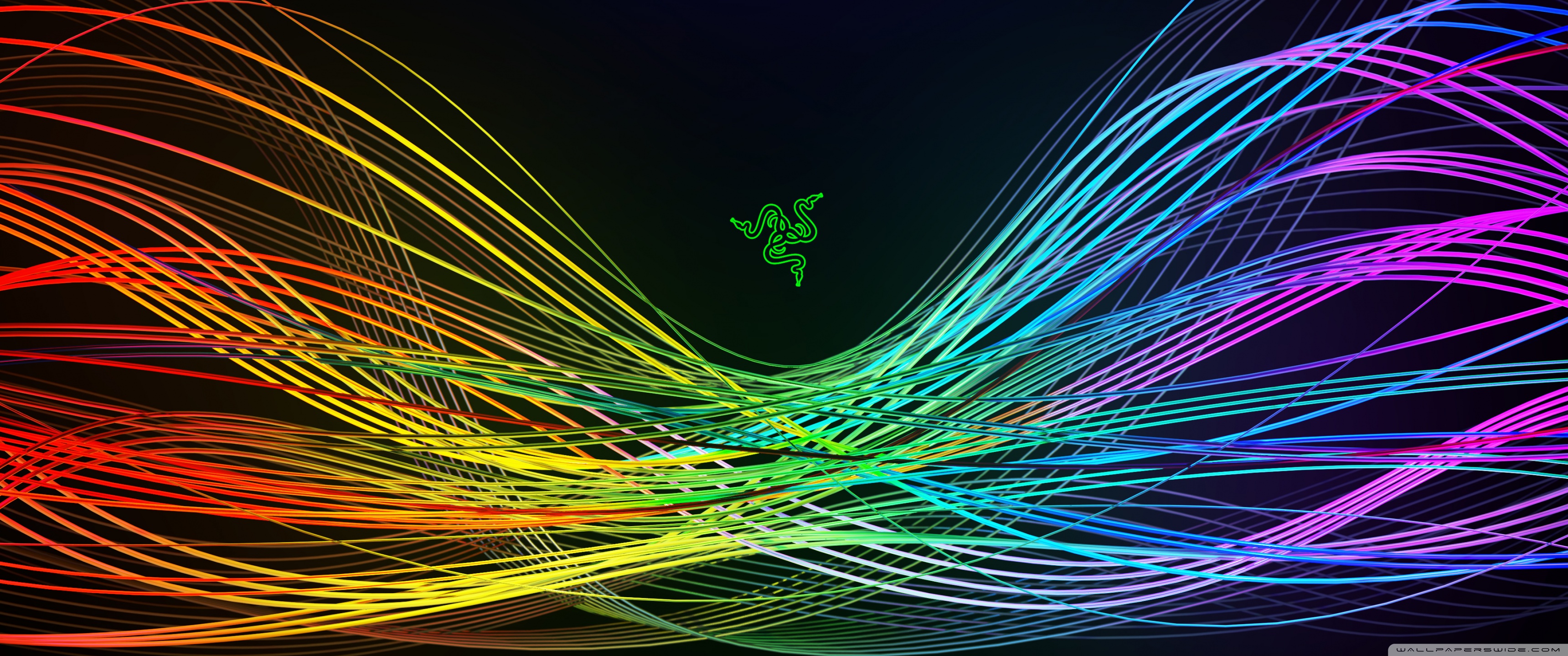 3440X1440 Razer Green Wallpapers