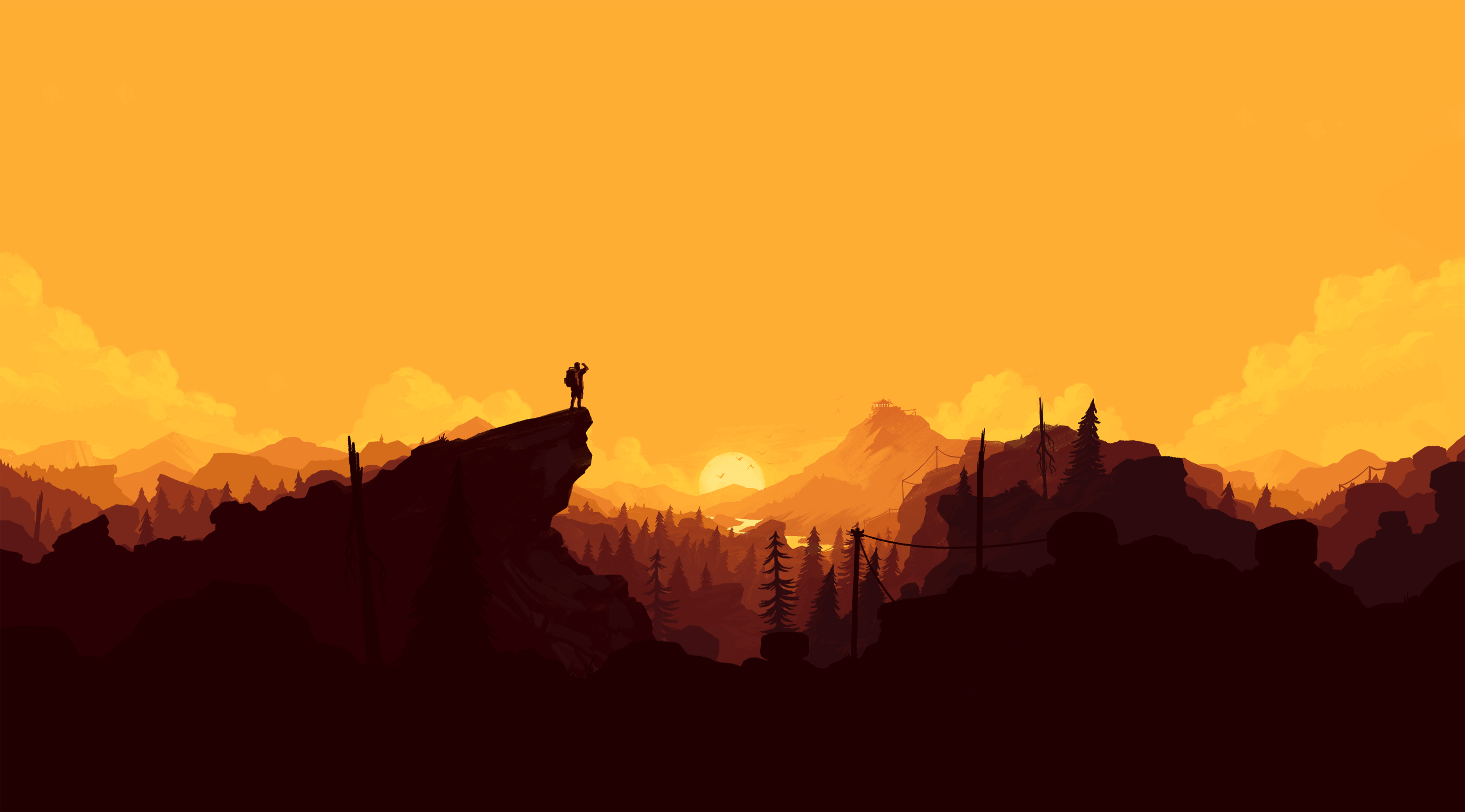 3840X1080 Firewatch Wallpapers