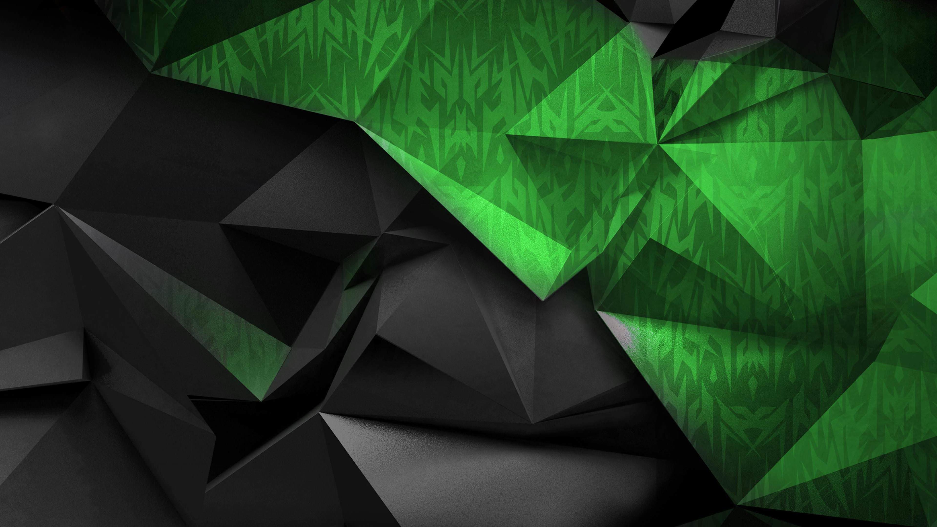 4K Green Abstract Wallpapers