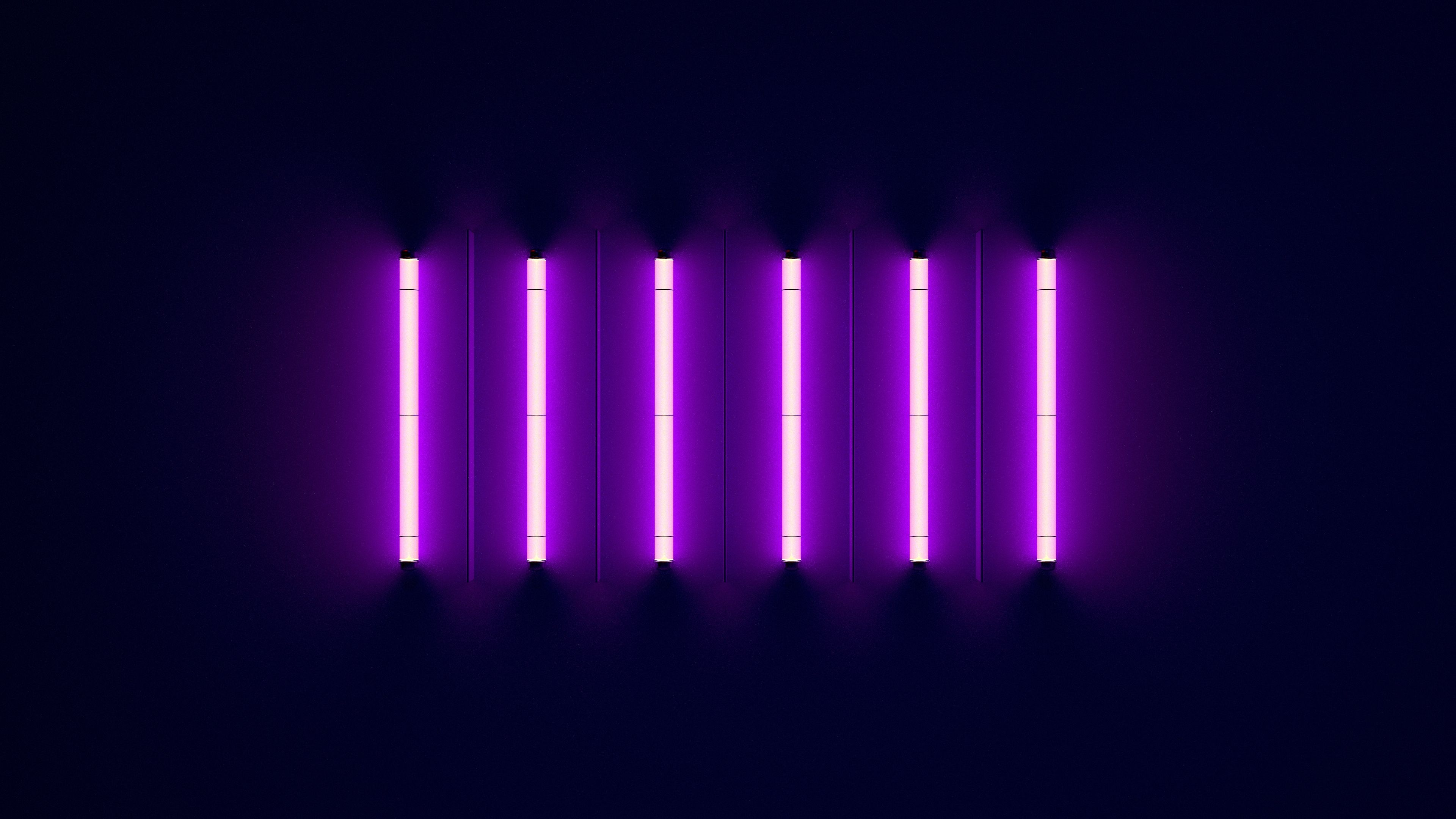 4K Neon Purple Wallpapers