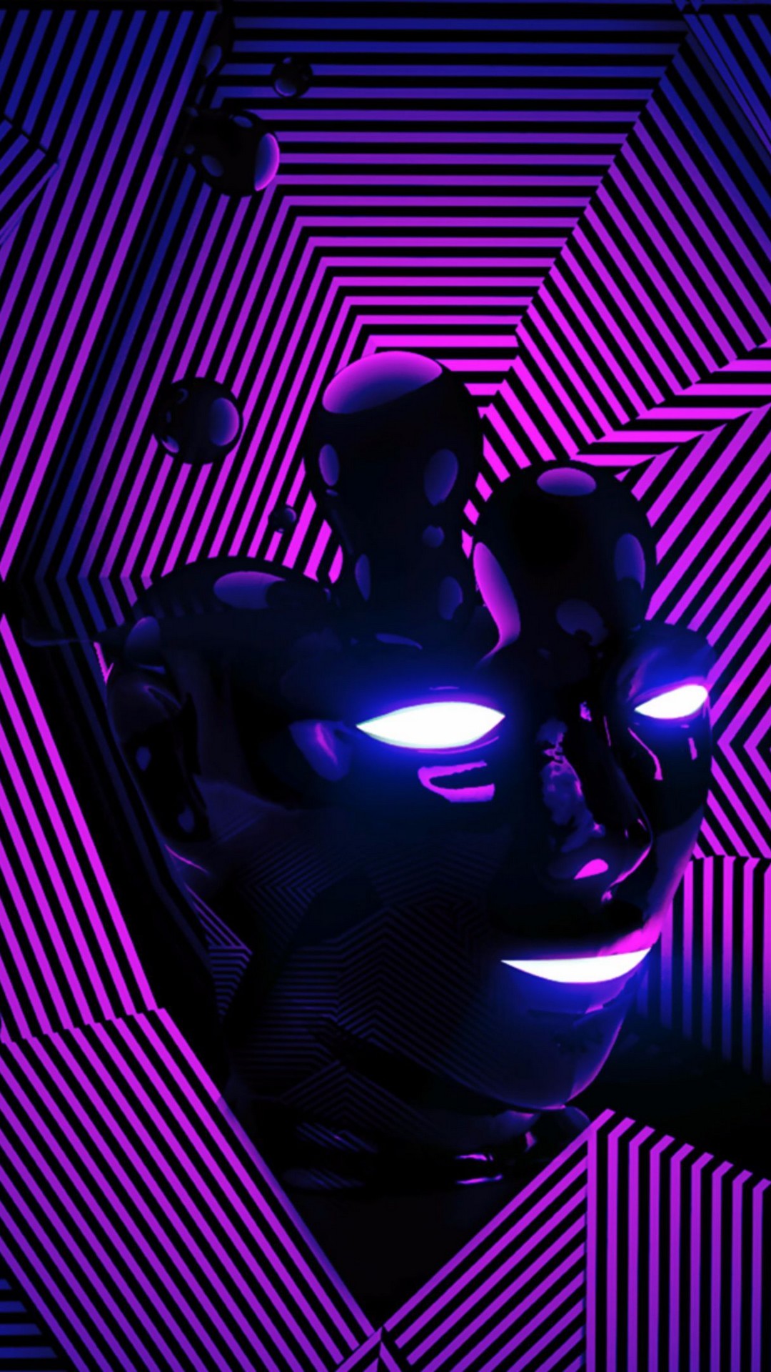 4K Neon Purple Wallpapers