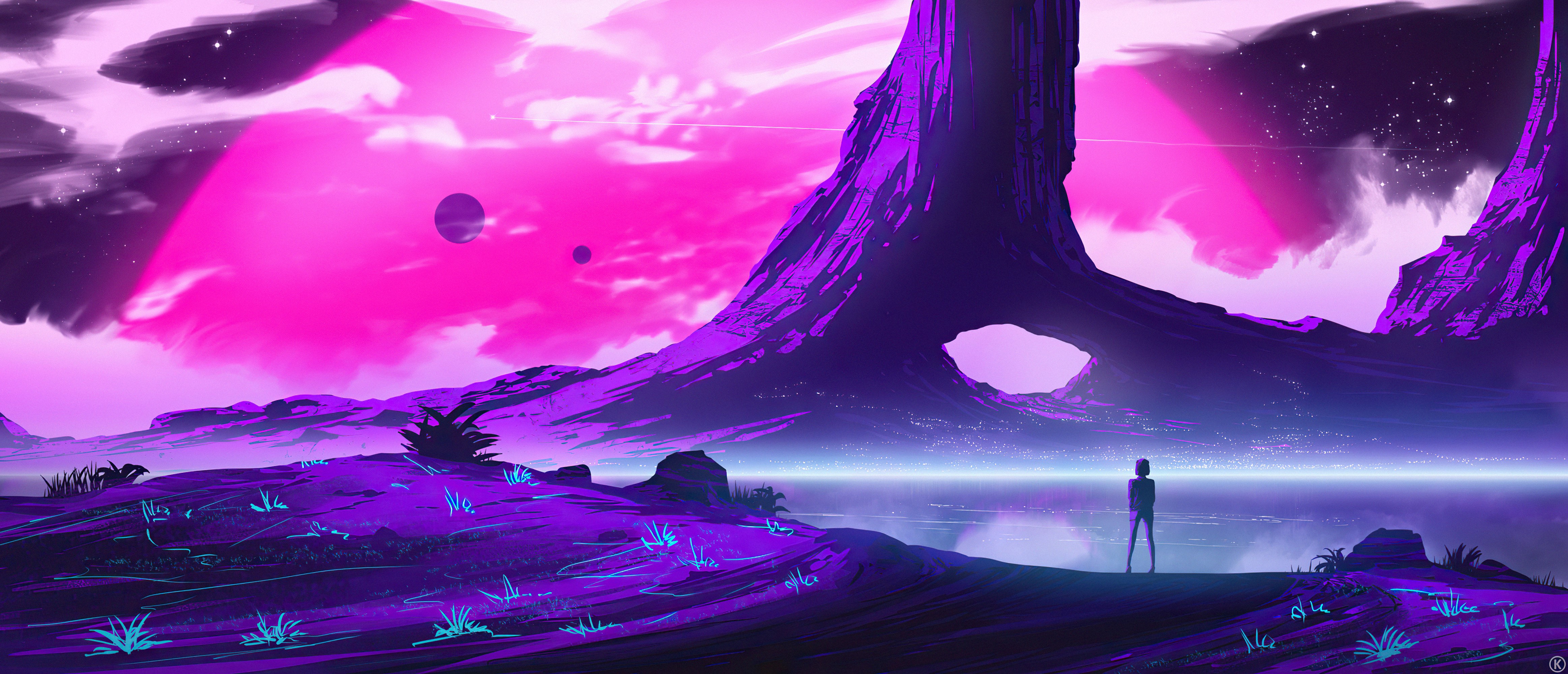 4K Purple Wallpapers