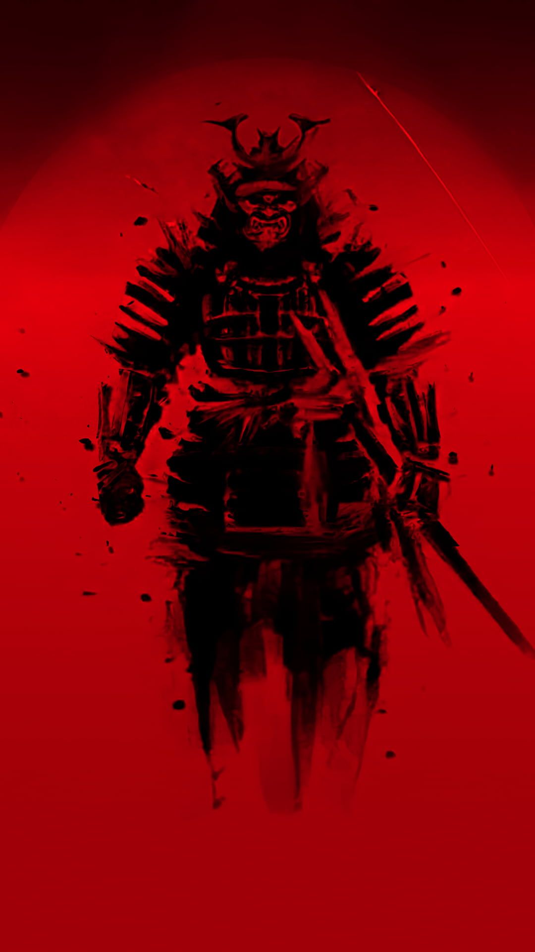 4K Samurai Red Wallpapers
