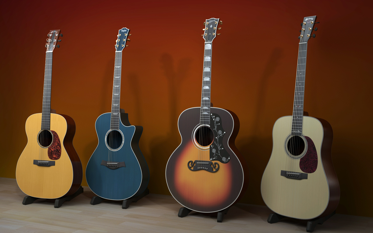 Accoustic Guitar Wallpapers