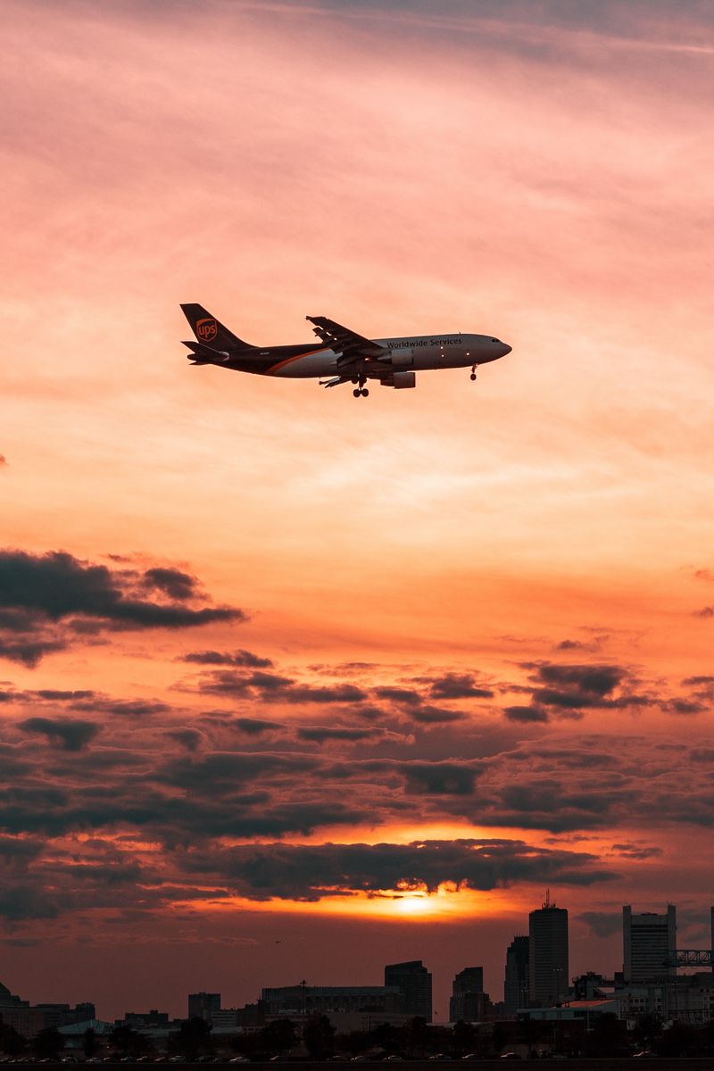 Airplane Sunset Wallpapers