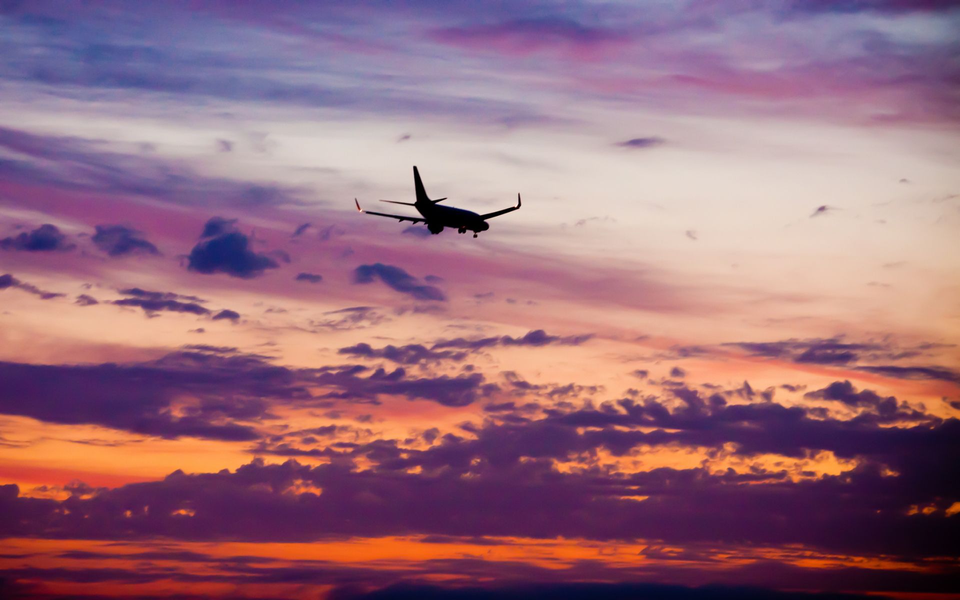 Airplane Sunset Wallpapers