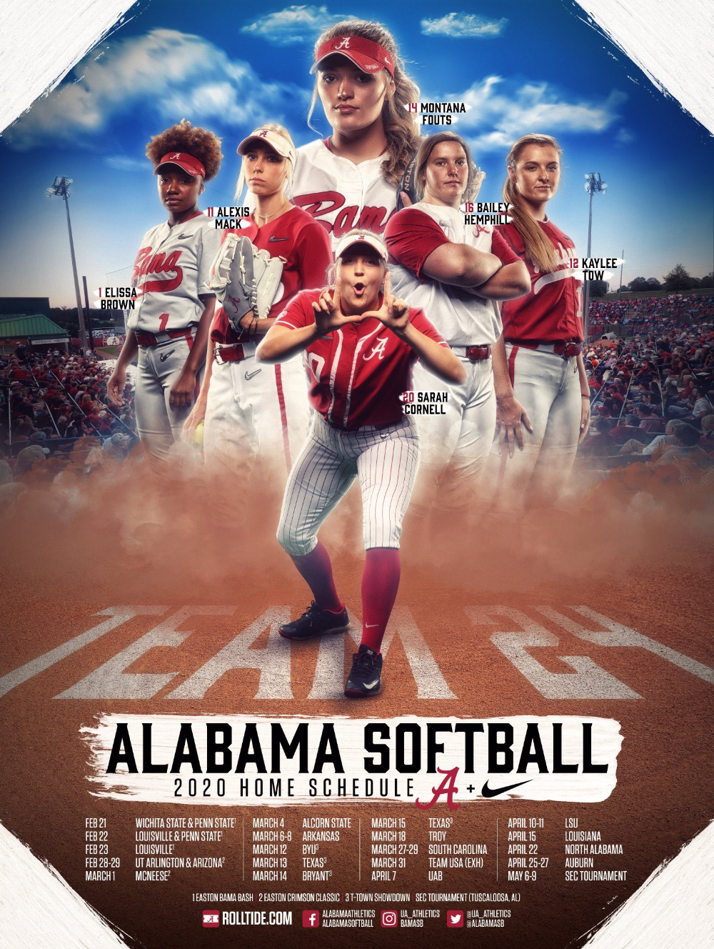Alabama Softball Wallpapers