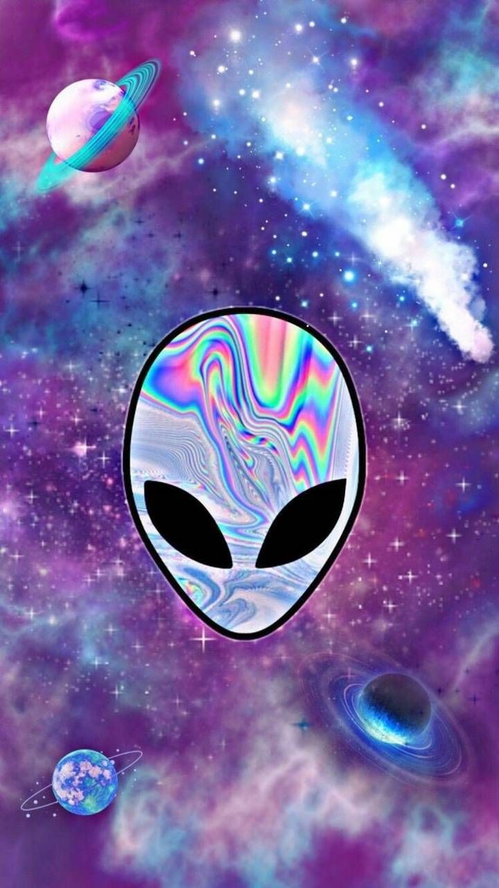 Alien Holographic Wallpapers