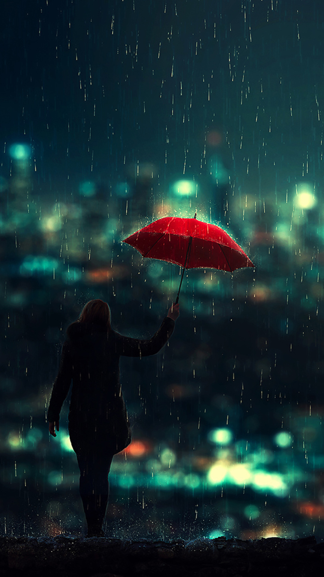 Alone Rain Wallpapers