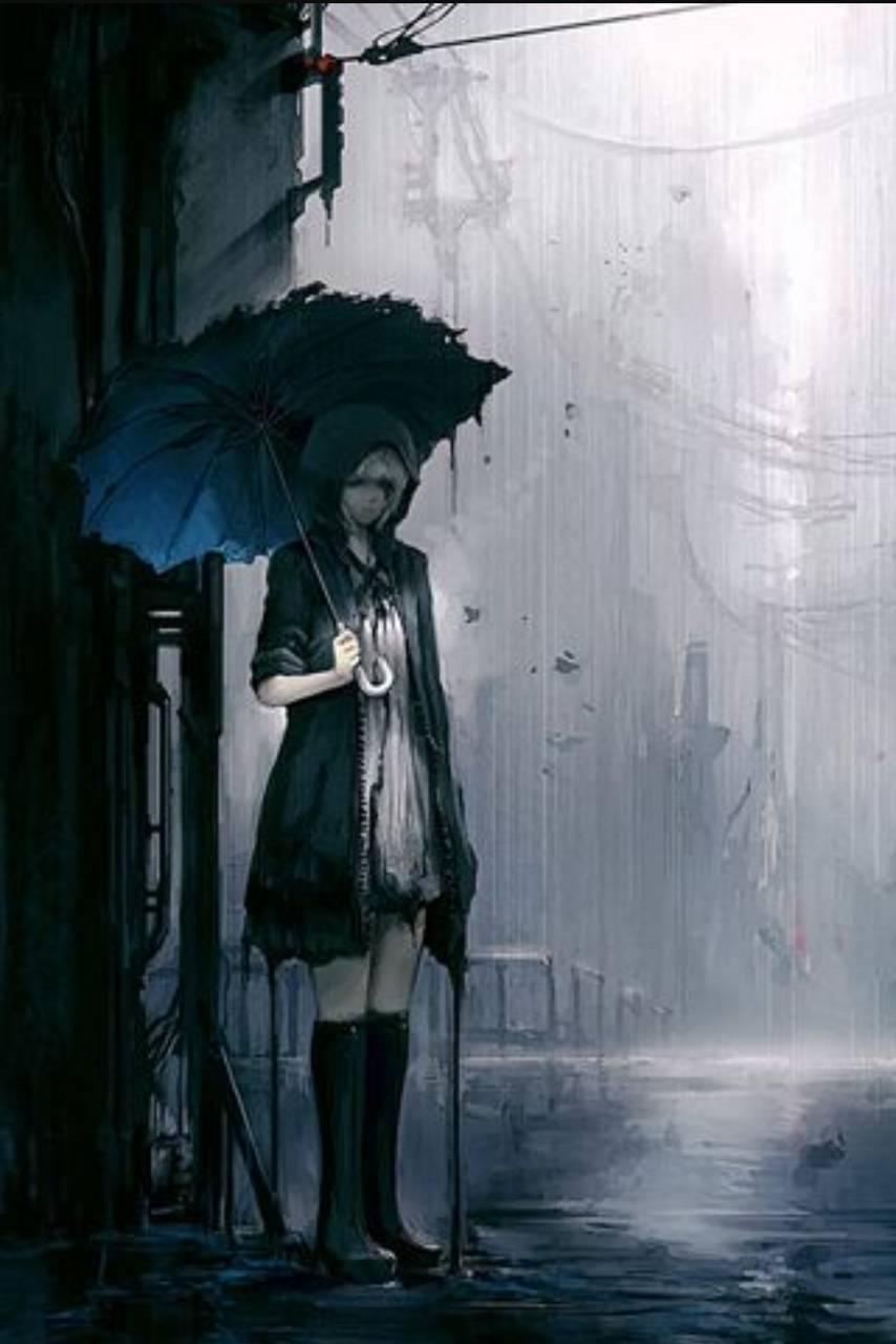 Alone Rain Wallpapers