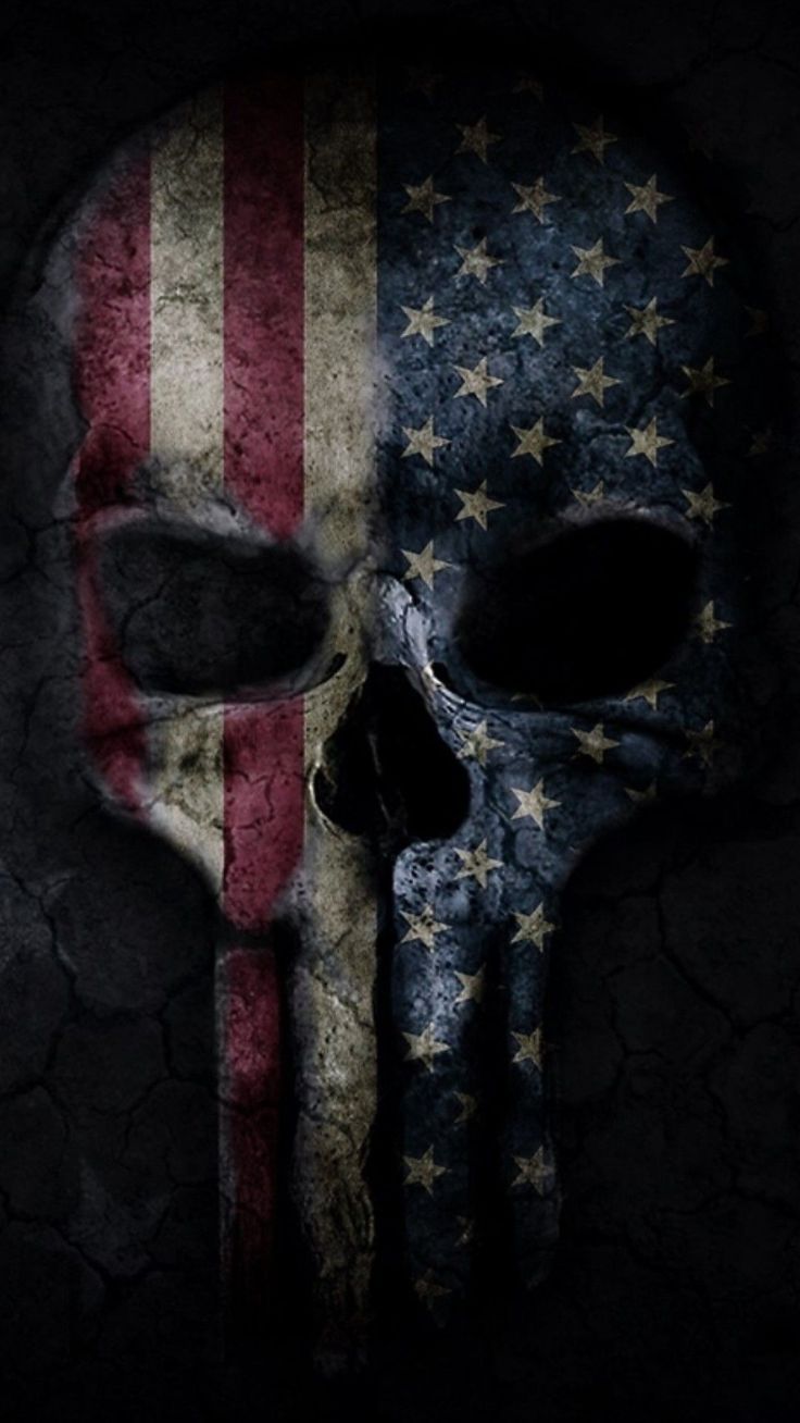 American Flag Skull Wallpapers