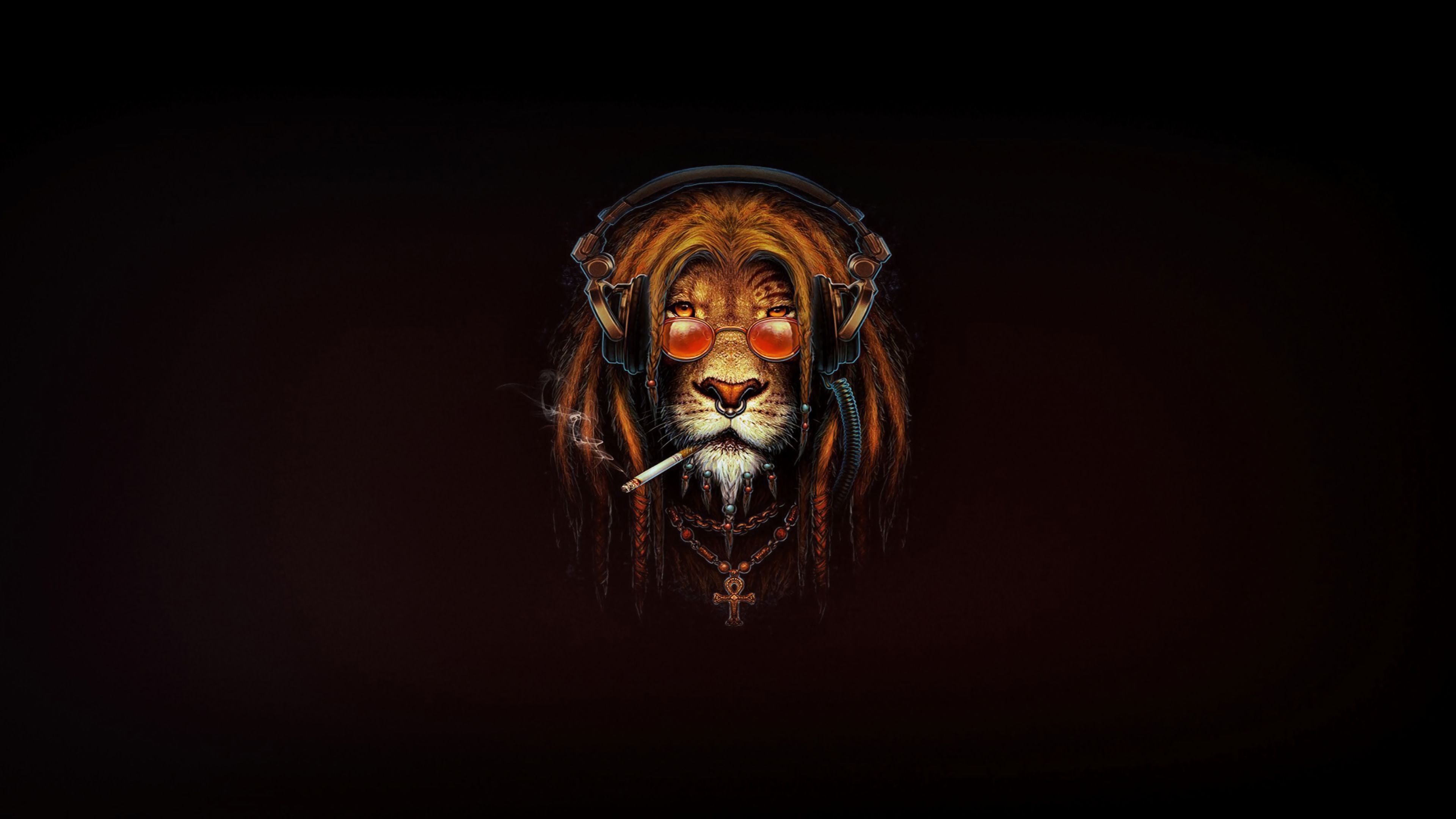 Angry Lion Art Wallpapers