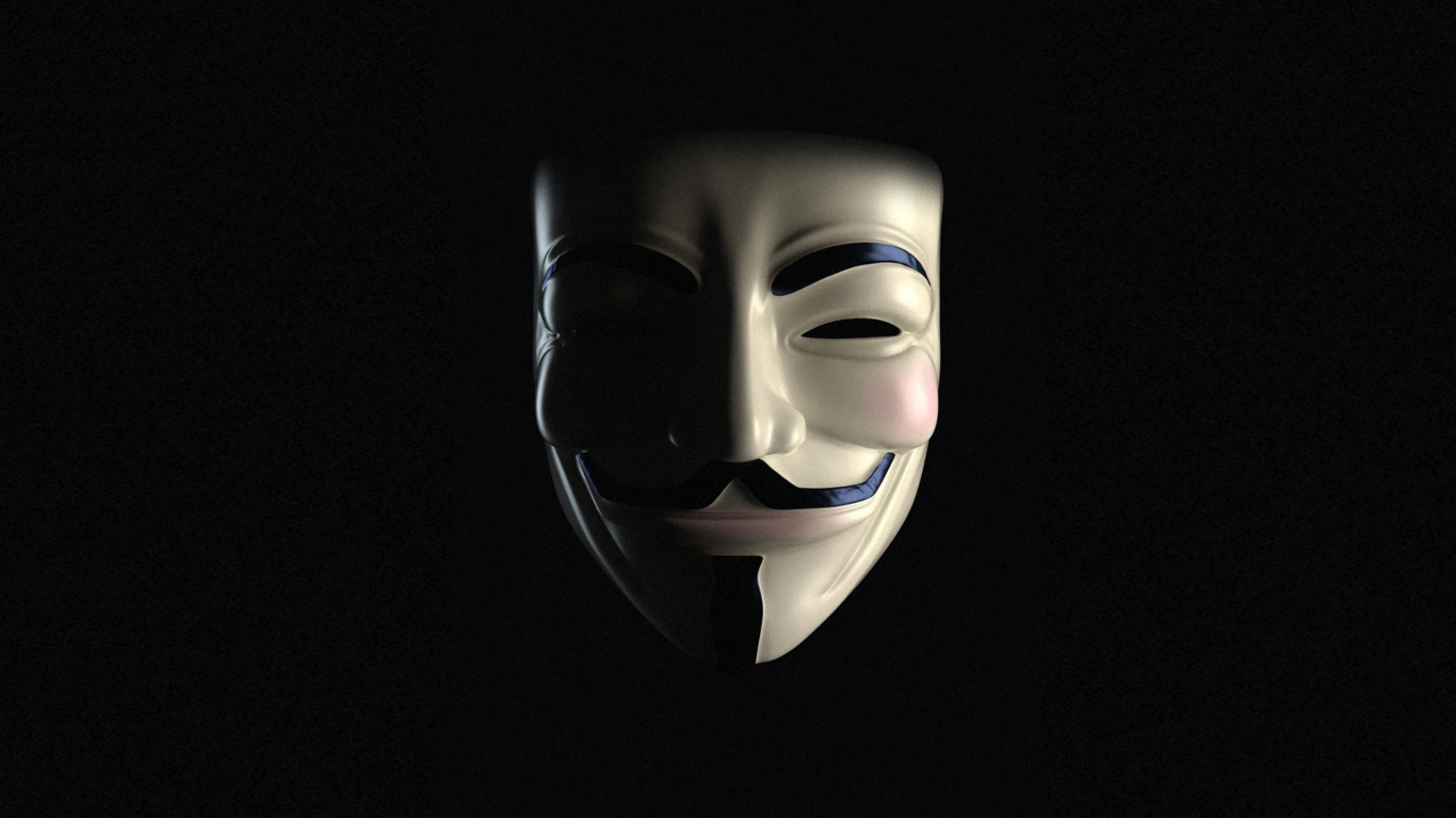 Anonymous 1366X768 Wallpapers