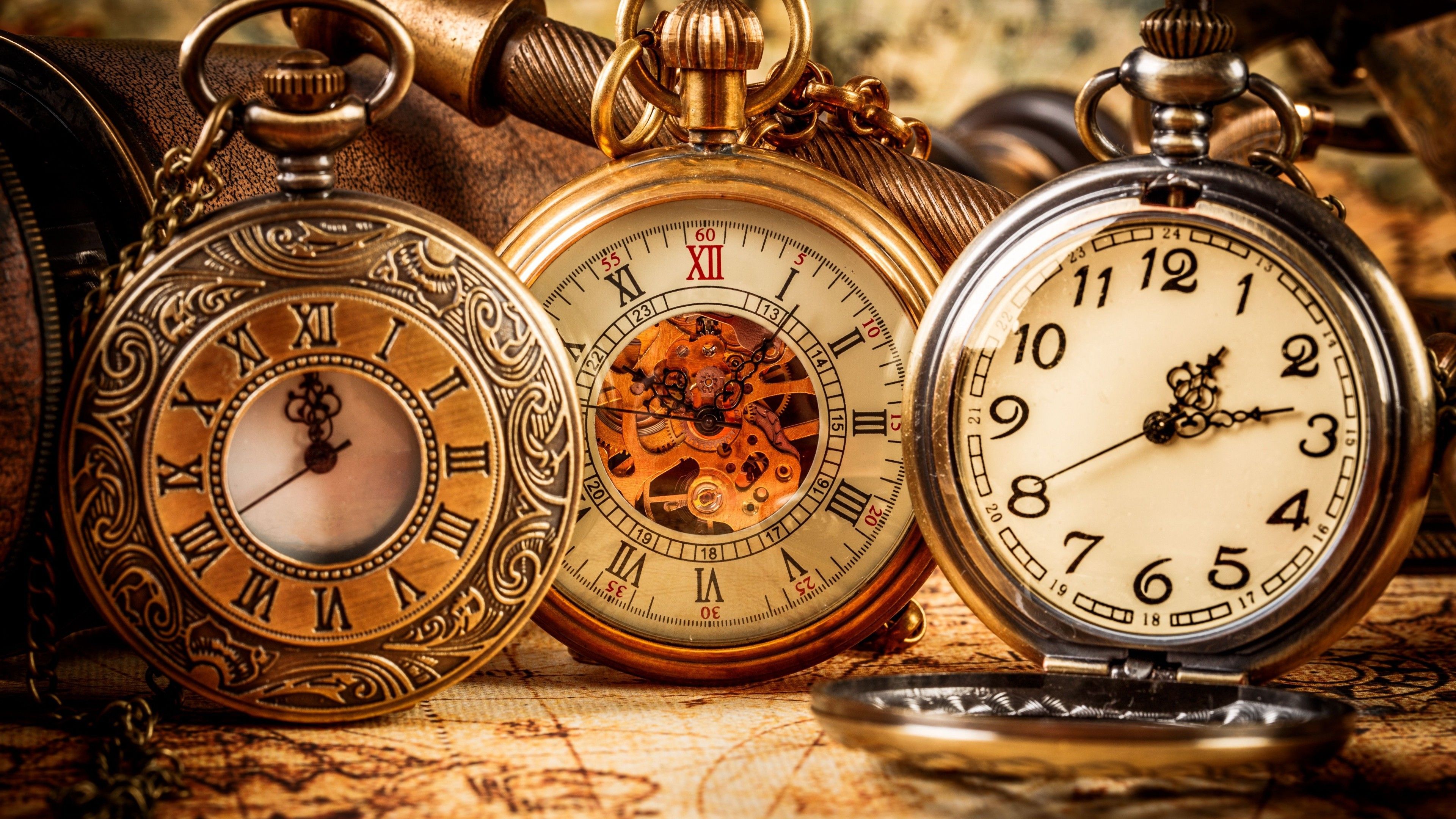 Antique Clock Face Wallpapers