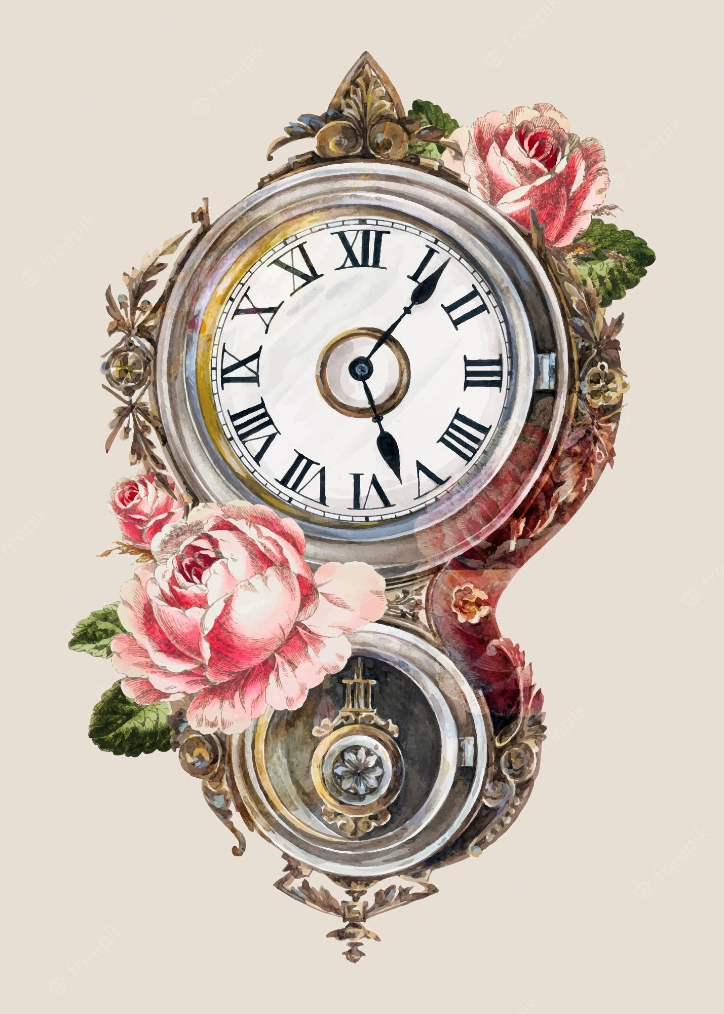 Antique Clock Face Wallpapers