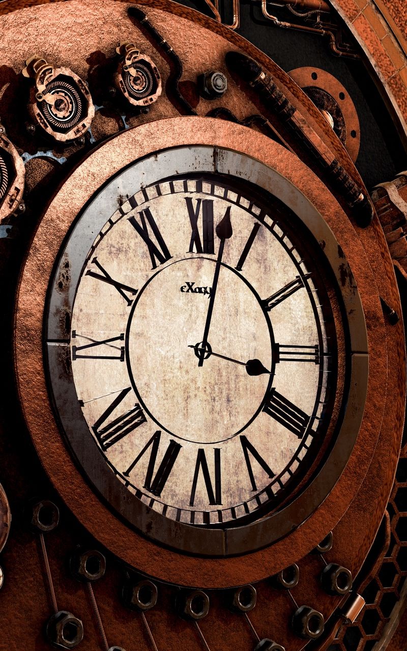 Antique Clock Face Wallpapers