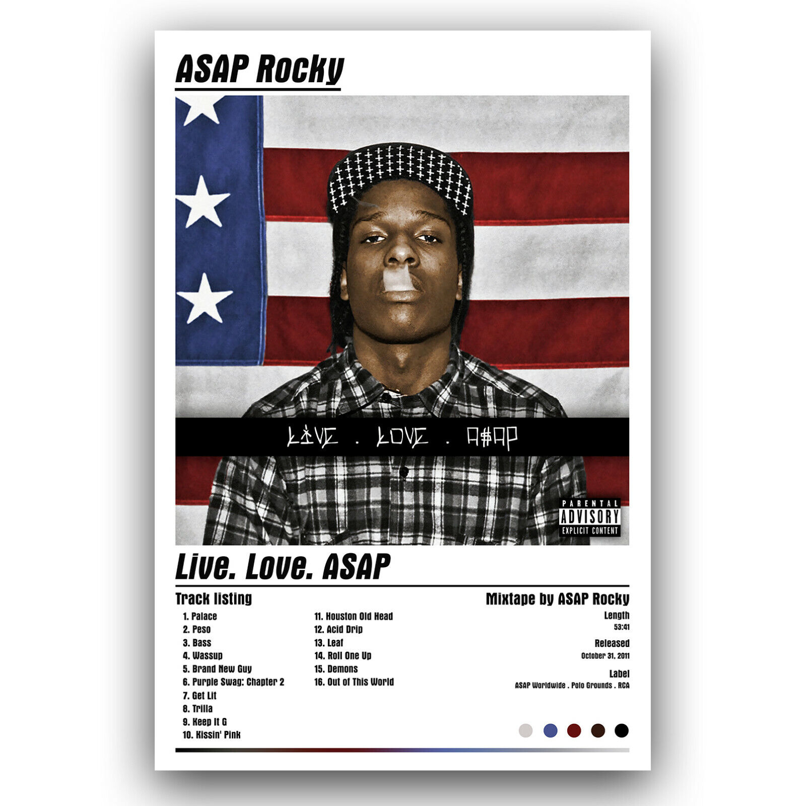 Asap Rocky Album Cover Wallpapers