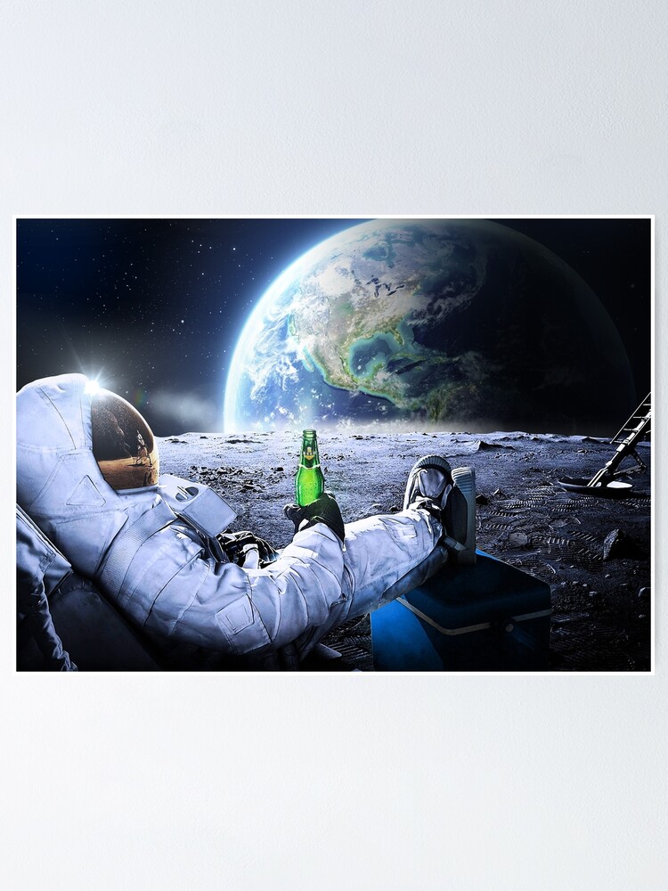 Astronaut Drinking Beer Iphone Wallpapers