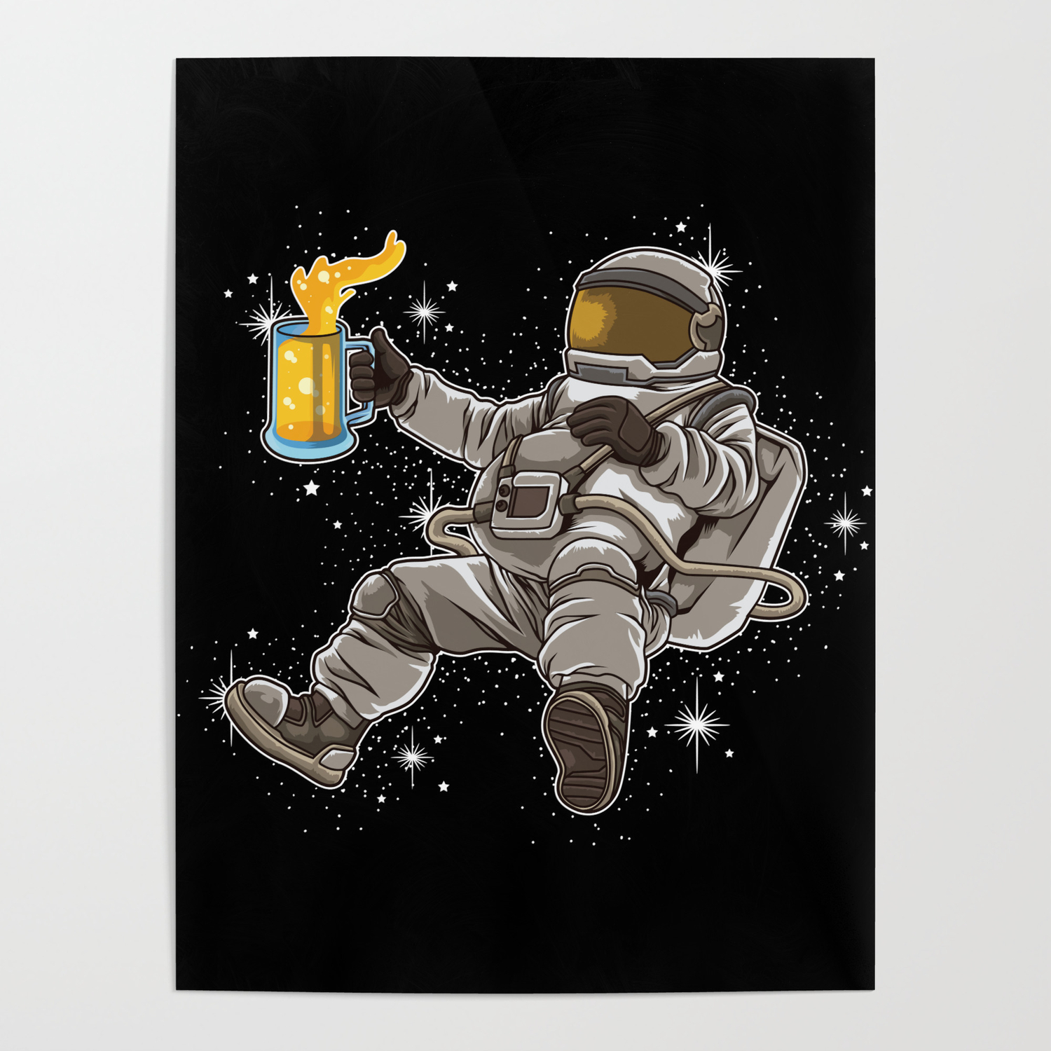 Astronaut Drinking Beer Iphone Wallpapers