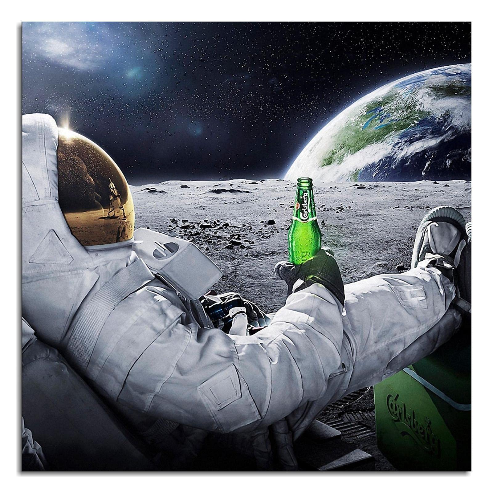 Astronaut Drinking Beer Iphone Wallpapers