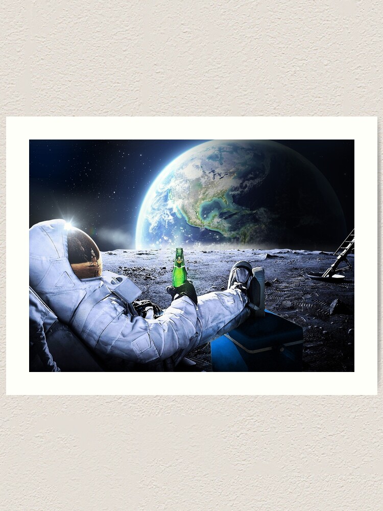 Astronaut Drinking Beer Iphone Wallpapers