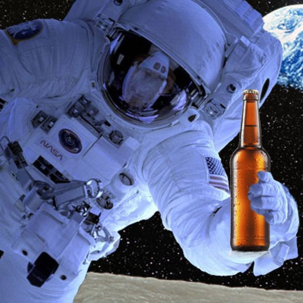 Astronaut Drinking Beer Iphone Wallpapers