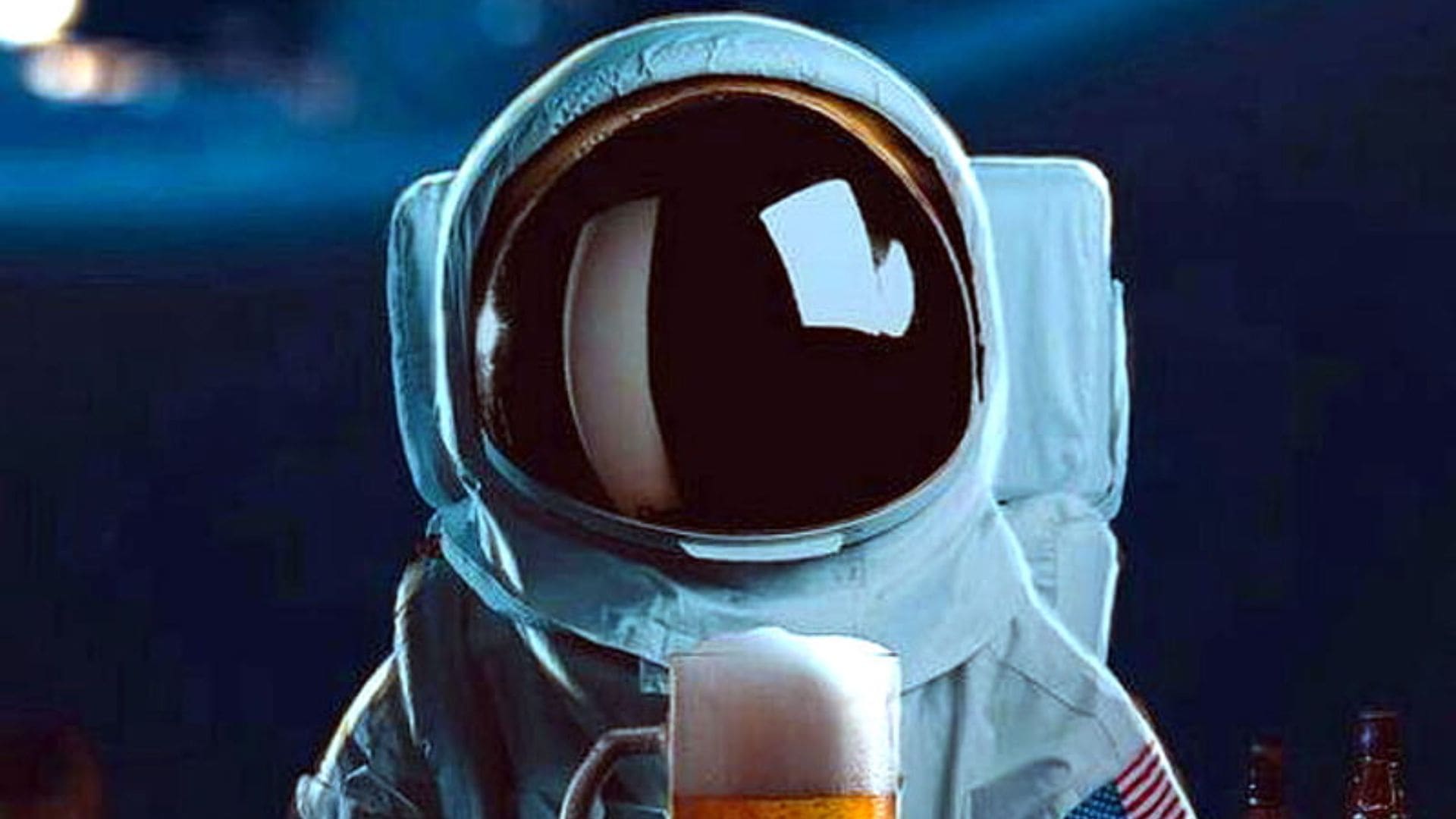 Astronaut Drinking Beer Iphone Wallpapers