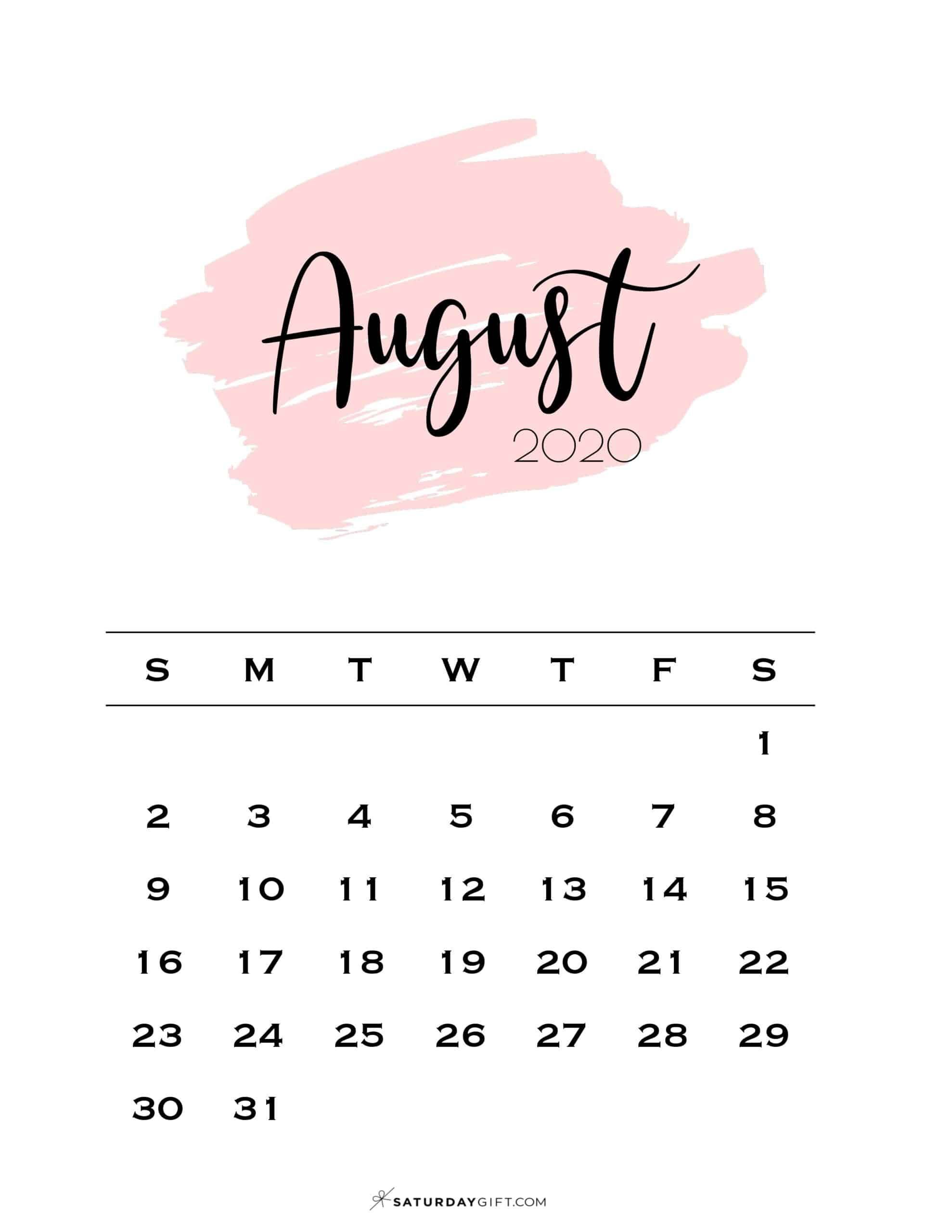 August 2021 Calendar Wallpapers