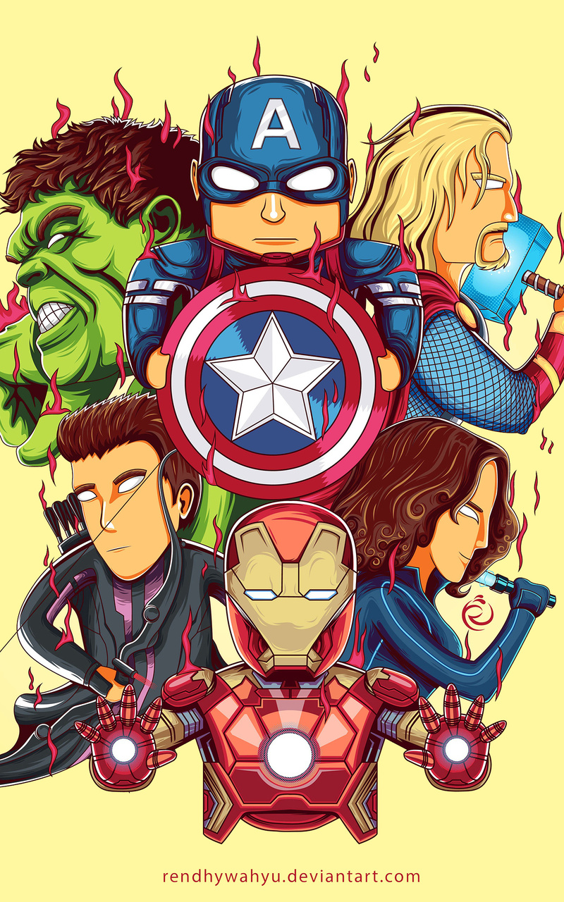 Avengers Cartoon Wallpapers