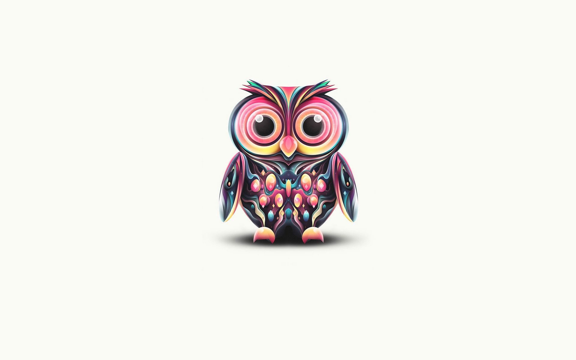 Baby Owls Cartoons Wallpapers