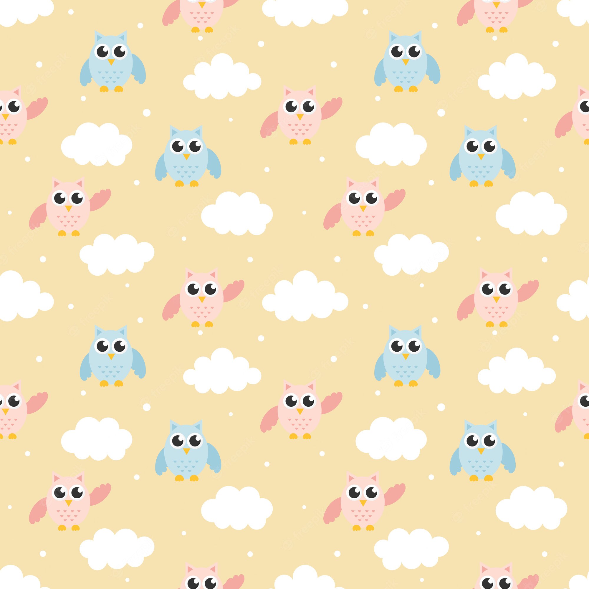 Baby Owls Cartoons Wallpapers