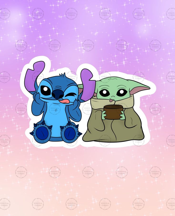 Baby Yoda And Stitch Wallpapers