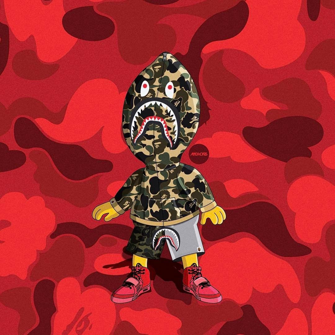 Bape Bart Simpson Wallpapers