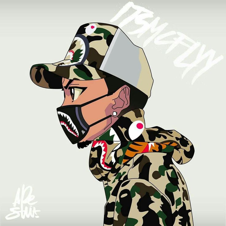 Bape Hoodie Cartoon Wallpapers