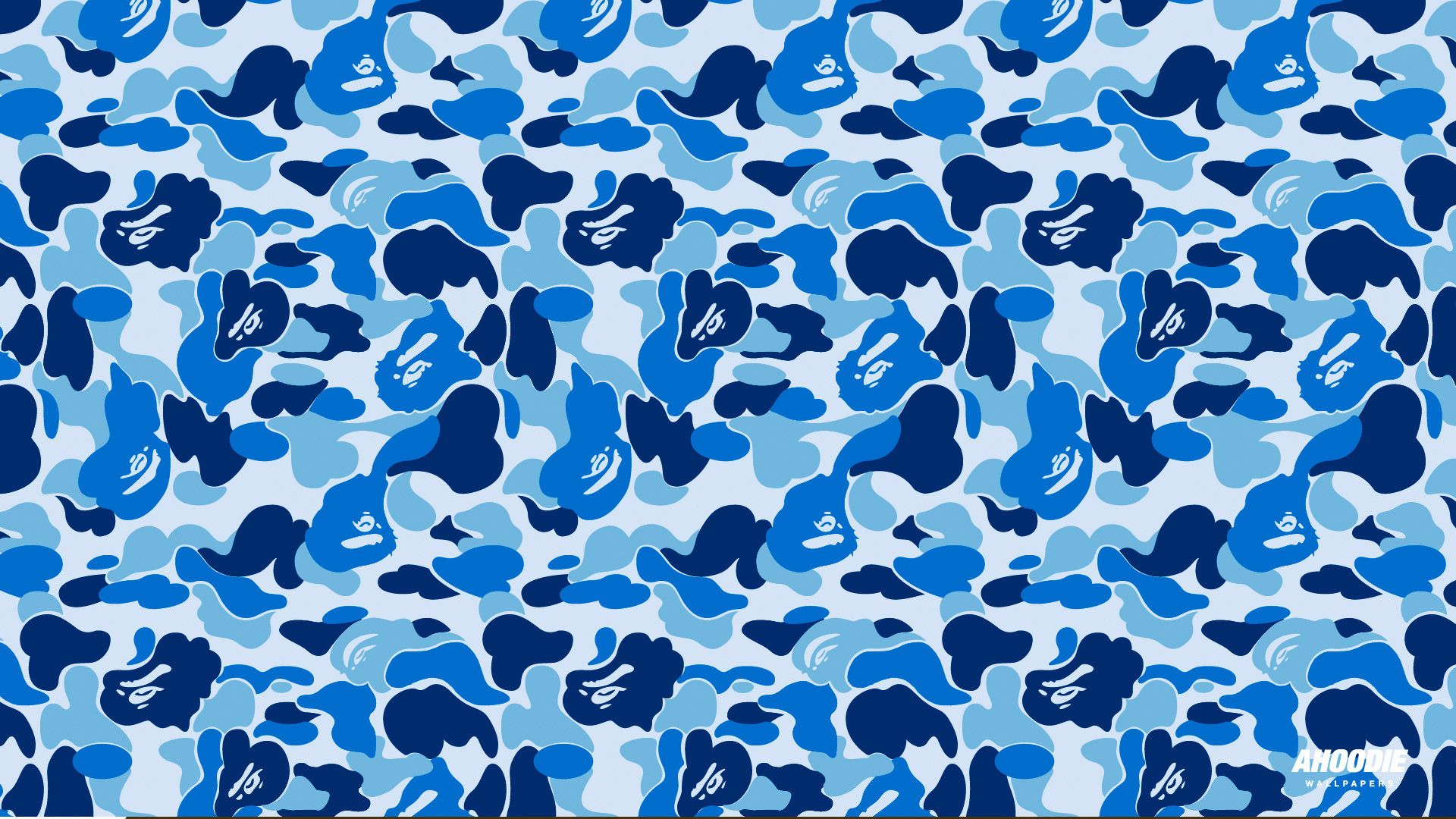 Bape Logo Blue Wallpapers