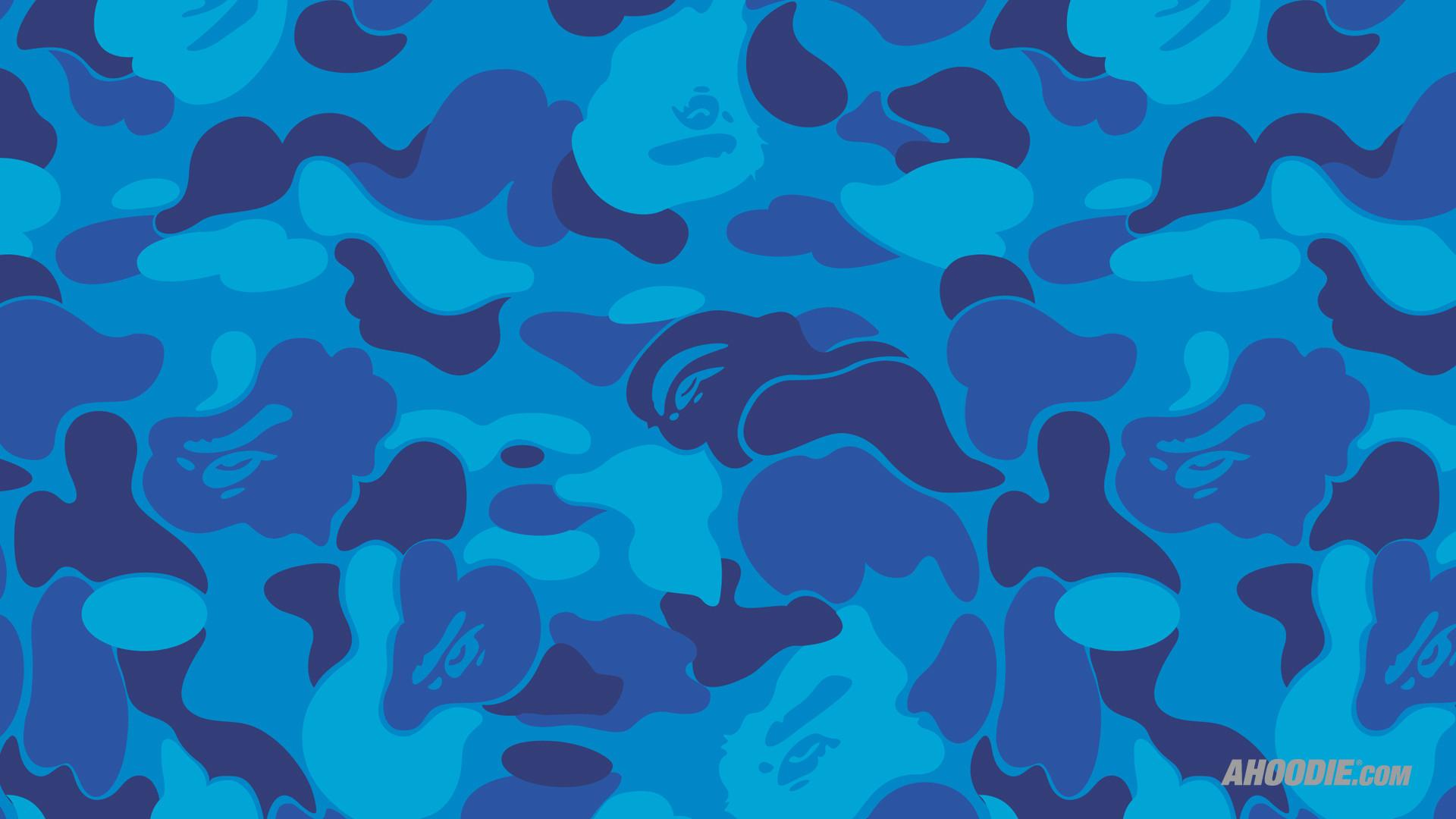 Bape Logo Blue Wallpapers