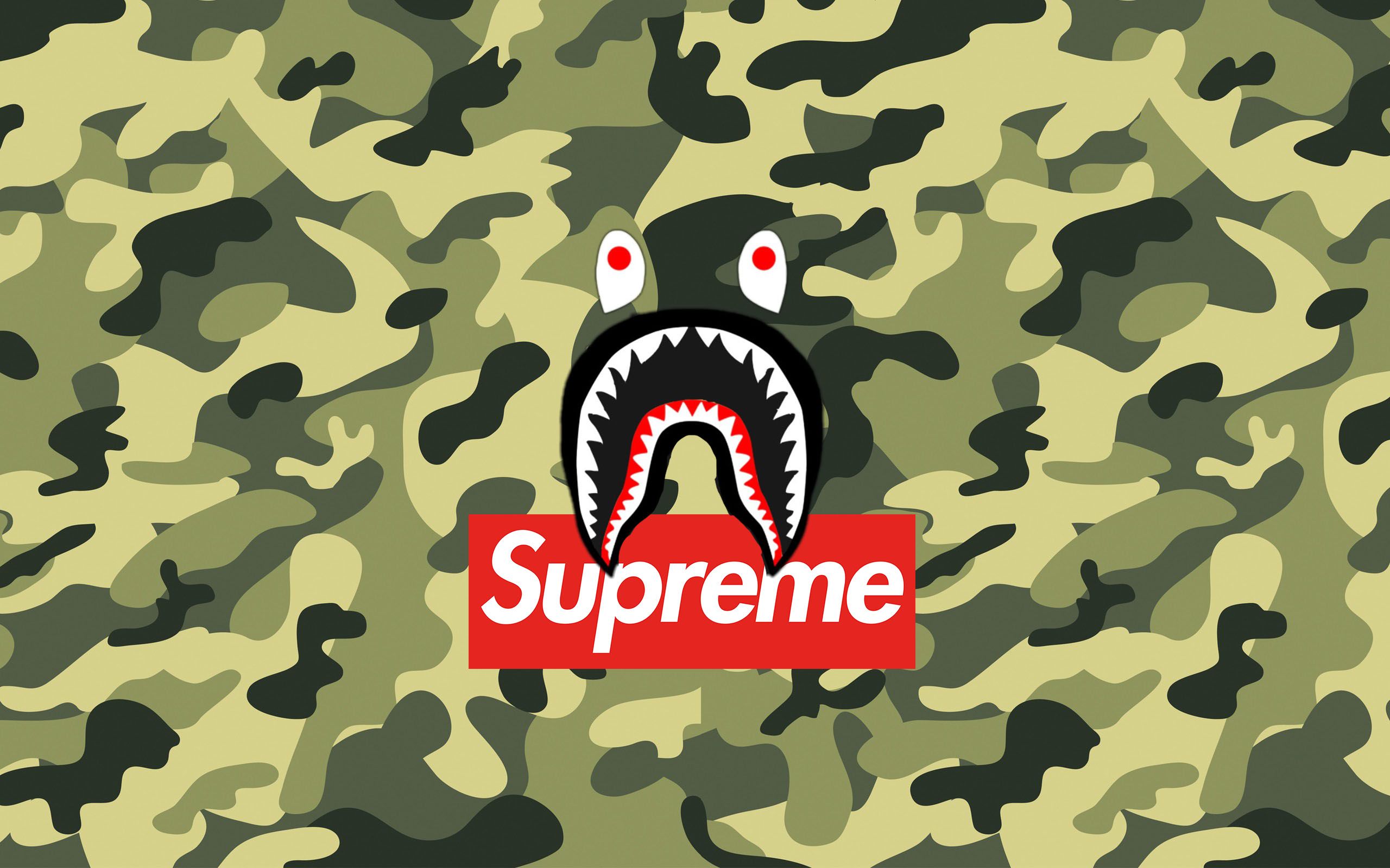 Bape Supreme Logo Wallpapers