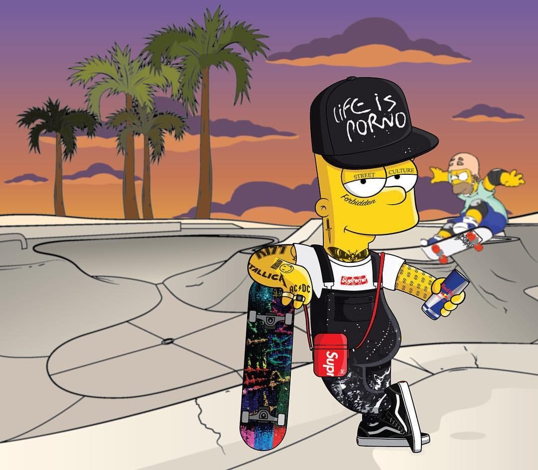 Bart Simpson Skateboard Wallpapers