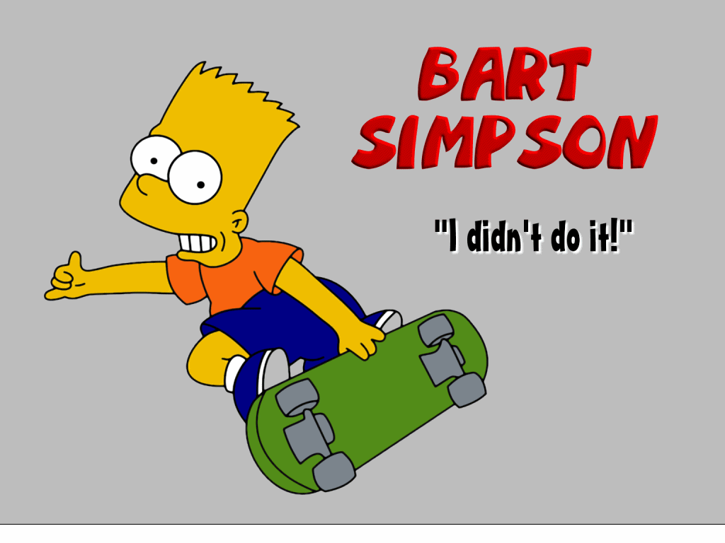 Bart Simpson Skateboard Wallpapers