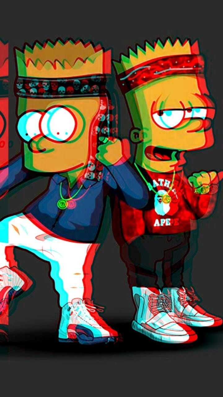 Bart Simpson Stoned Wallpapers