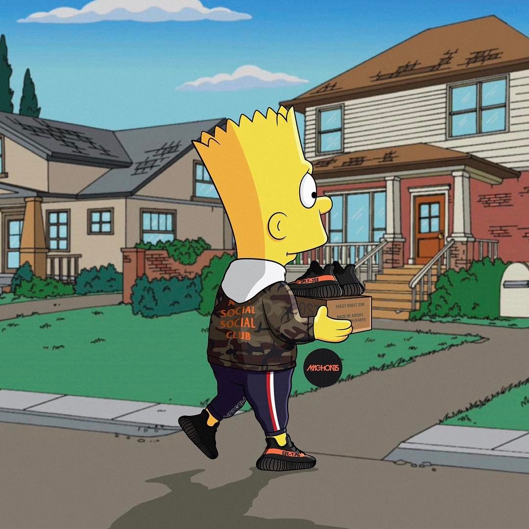 Bart Simpson Yeezy Wallpapers