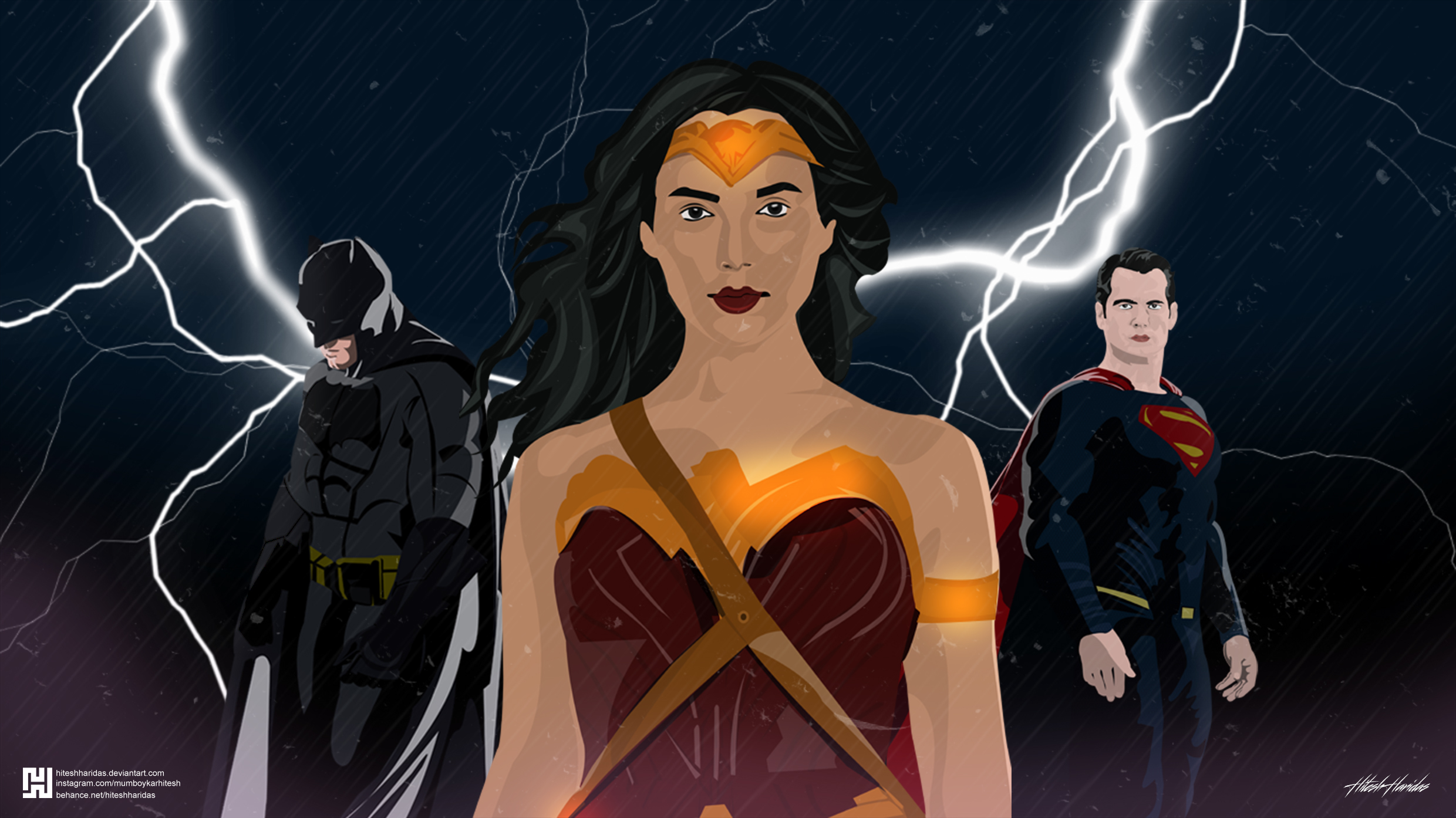 Batman Superman Wonder Woman Wallpapers