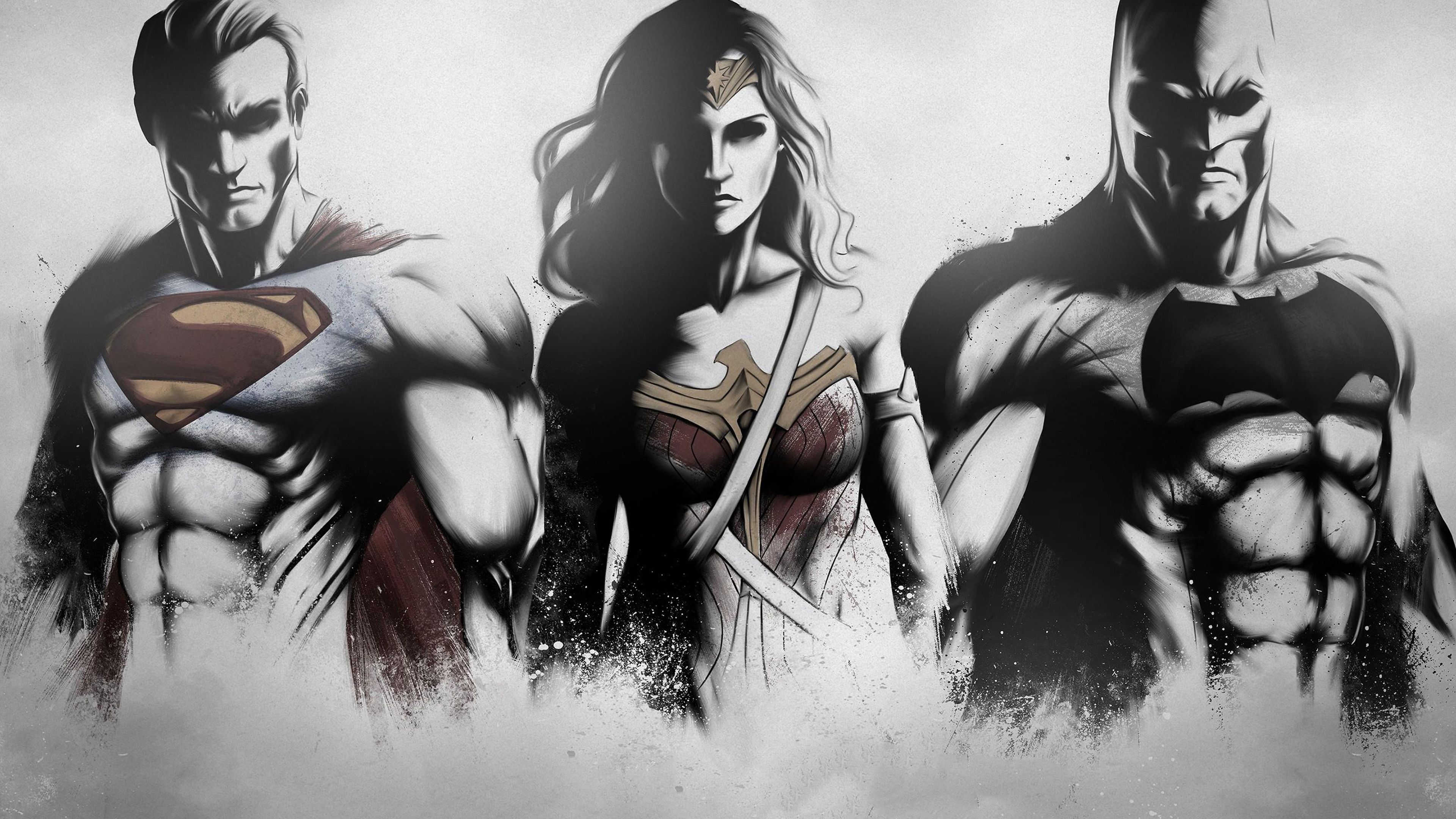 Batman Superman Wonder Woman Wallpapers