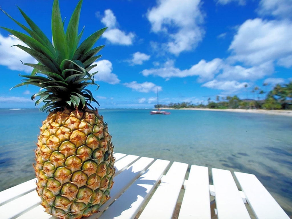 Beach Pineapple Wallpapers