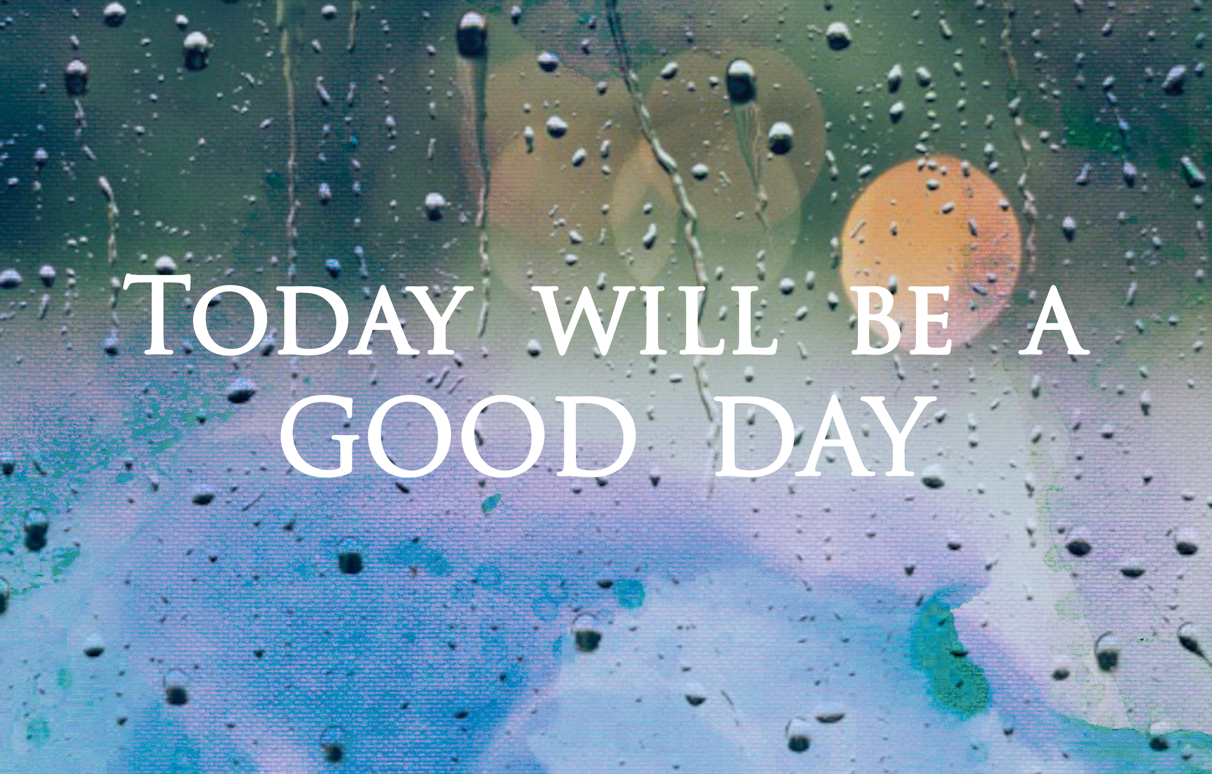 Beautiful Rain Drops With Quotes Wallpapers