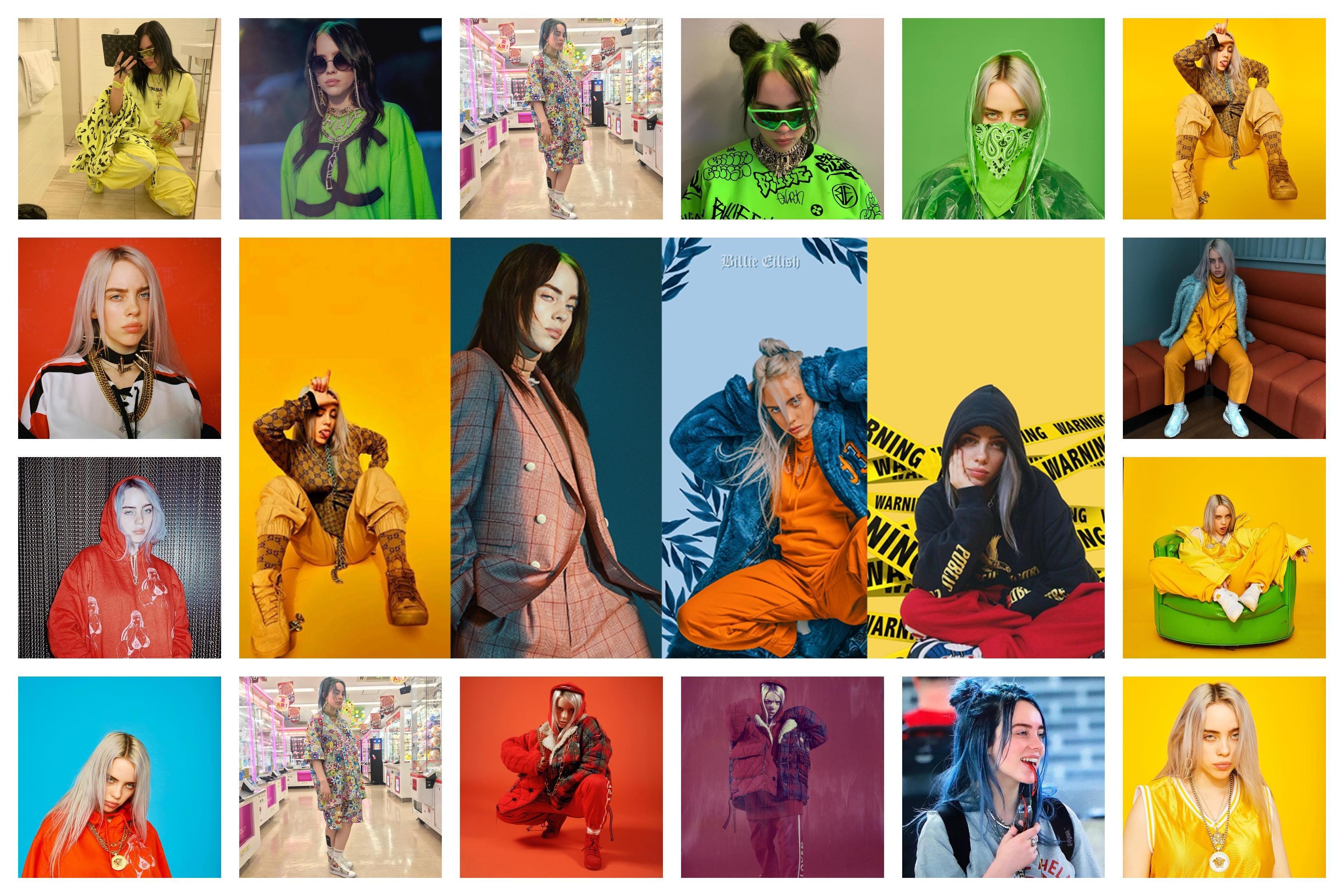 Billie Eilish Collage Wallpapers