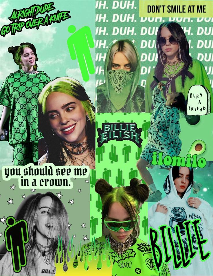 Billie Eilish Collage Wallpapers