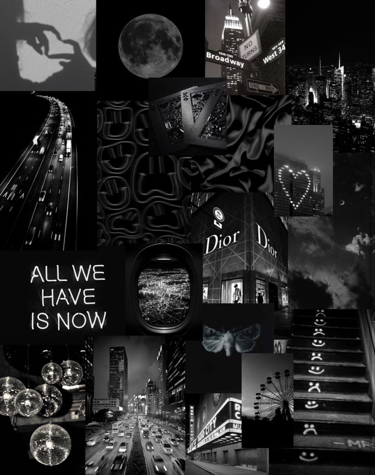 Black Aesthetic Collage Wallpapers